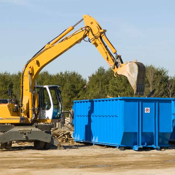 what size residential dumpster rentals are available in Royal